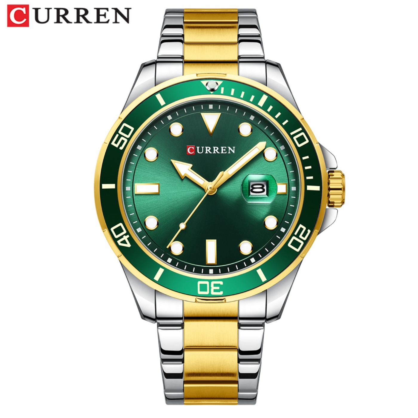 Luxury Watch Brand - CURREN Nouvelle Série Green Water Ghost