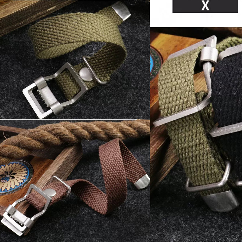 Luxury Watch Engraving - Bracelet de montre en toile de