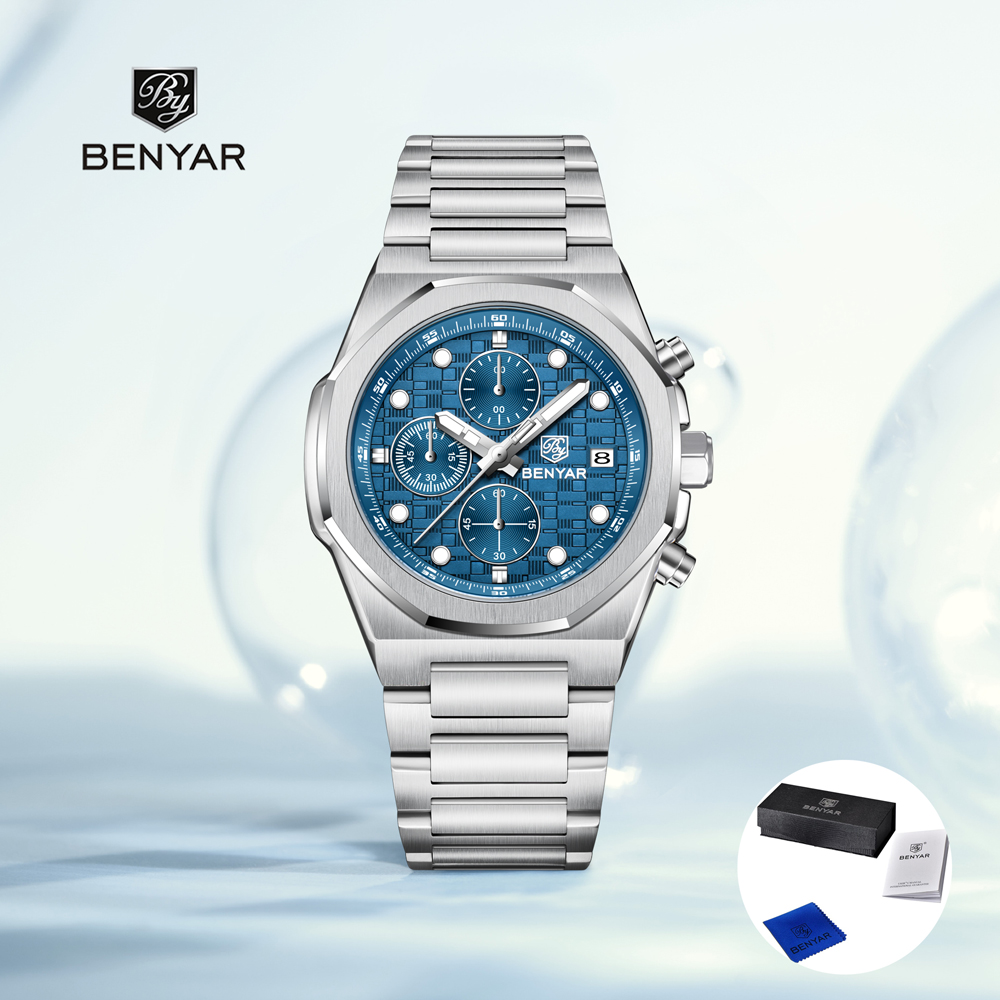 Luxury Watch Hand - BENYAR – montre-bracelet à Quartz pour