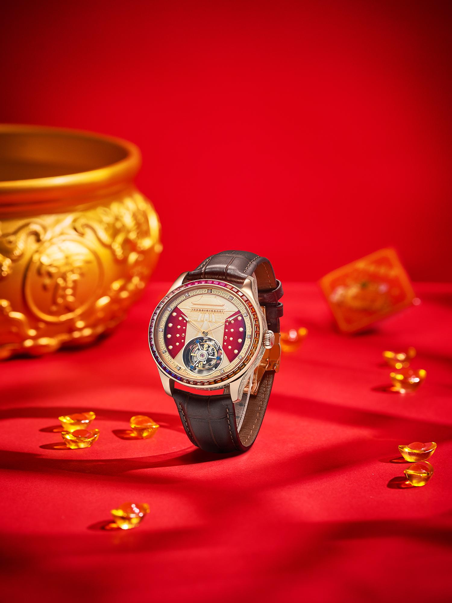 Tourbillon Movement Watch - Montre pour homme avec mouvement mécanique