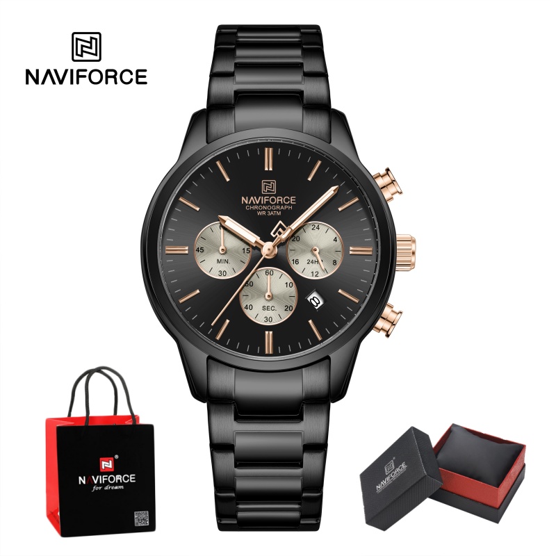 Luxury Watch Straps - NAVIFORCE Montre Chronographe à Quartz pour