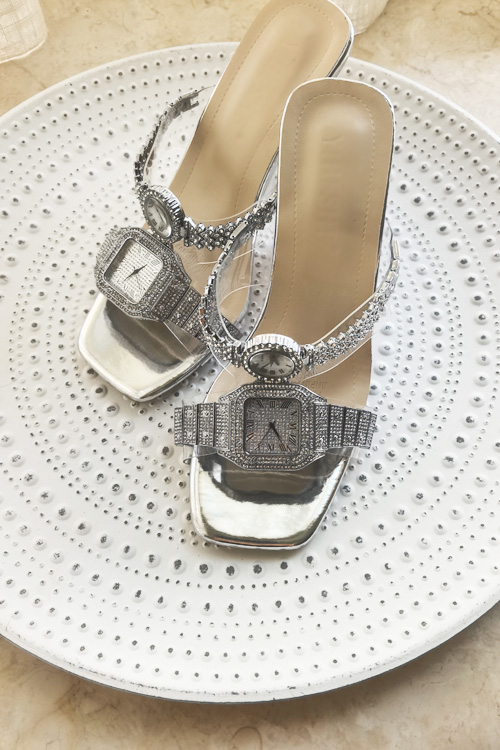 Luxury Watch Straps - Sandales à talons hauts pour femmes,