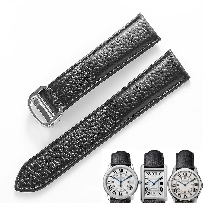 Luxury Watch Engraving - Bracelet de montre en cuir véritable