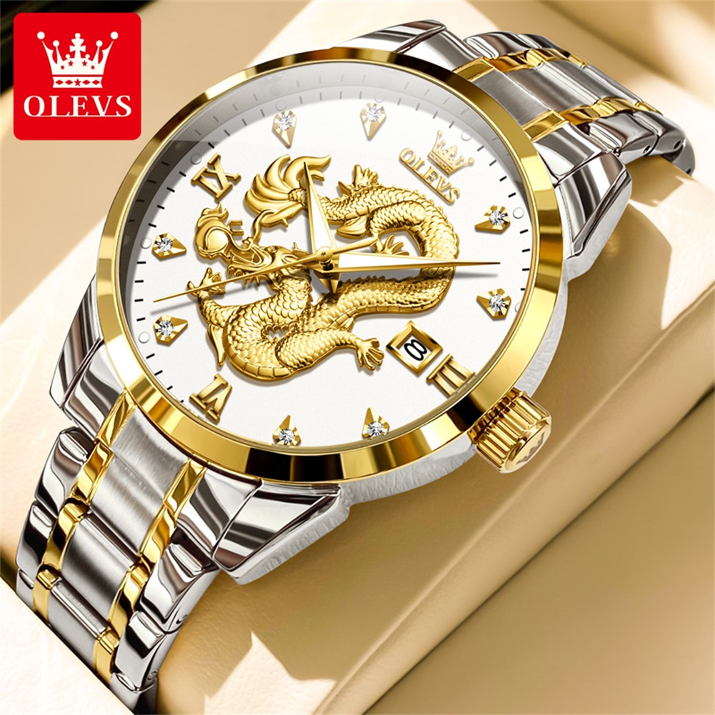 Luxury Watch China - OLEVS mode chine Loong Dragon cadran