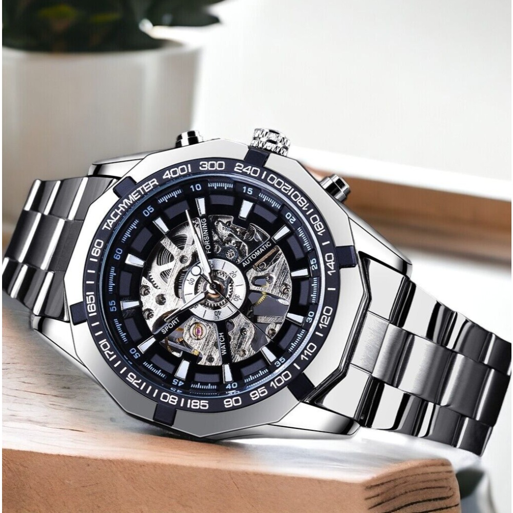 Luxury Watch Nice - FORSINING marque automatique auto vent squelette