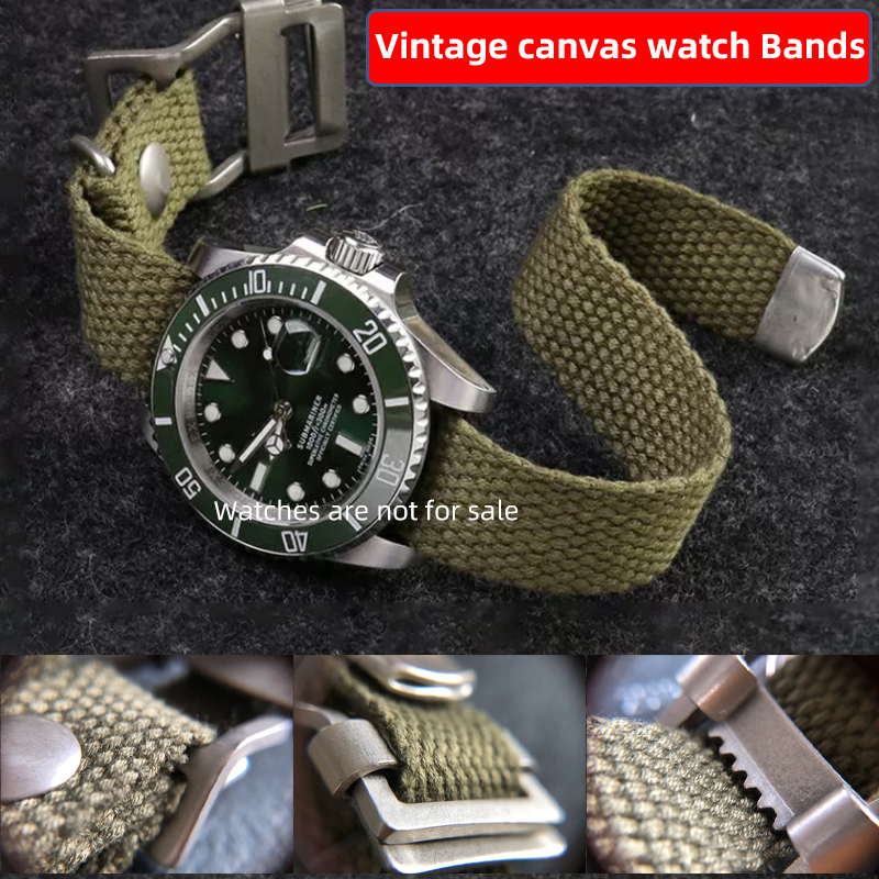 Bracelet de montre en toile de - Luxury Watch Engraving avis et prix
