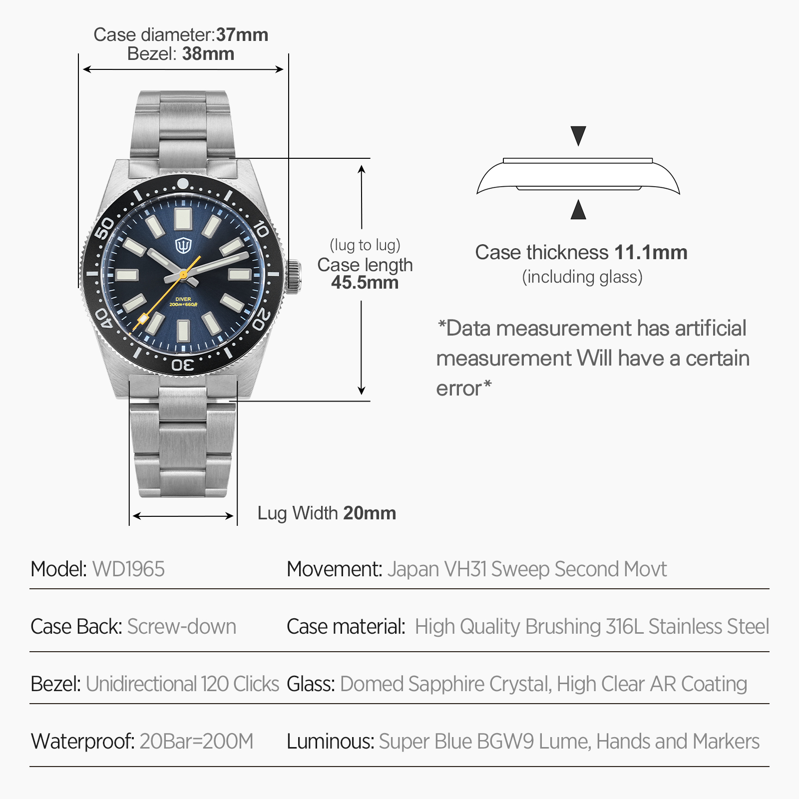 Watchdives – montre-bracelet p - Luxury Watch Straps avis et prix