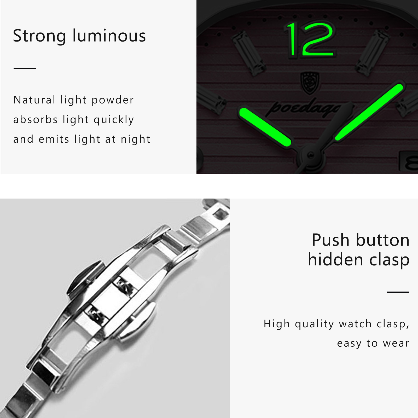 POEDAGAR carré mode femme mont - Luxury Watch For Sale avis et prix