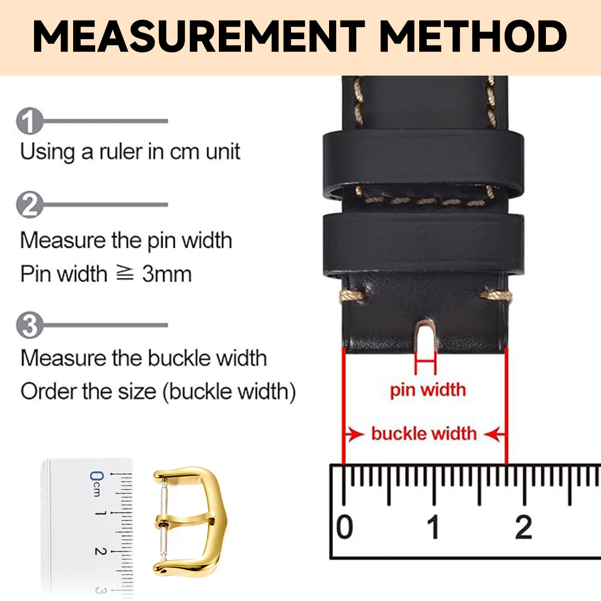 Boucles à ardillon en acier in - Luxury Watch Engraving avis et prix