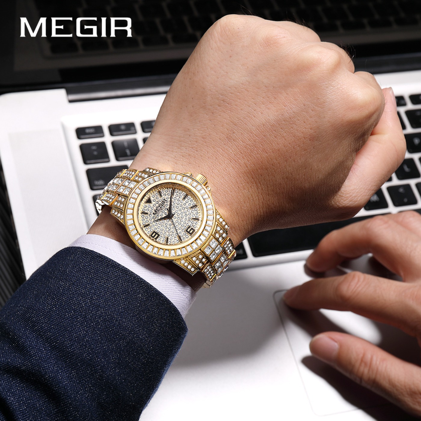 Montres de luxe MEGIR avec dia - Luxury Watch Straps avis et prix