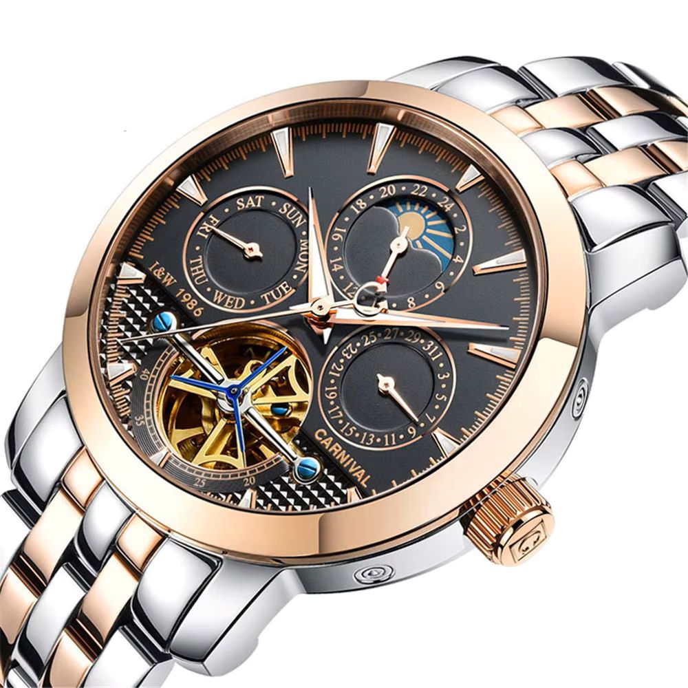 CARNIVAL Top marque de luxe mo - Tourbillon Movement Watch avis et prix