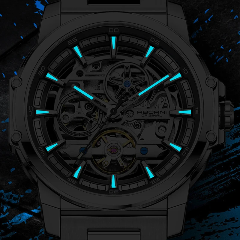 ABORNI 9039 conception Unique  - Tourbillon Movement Watch avis et prix