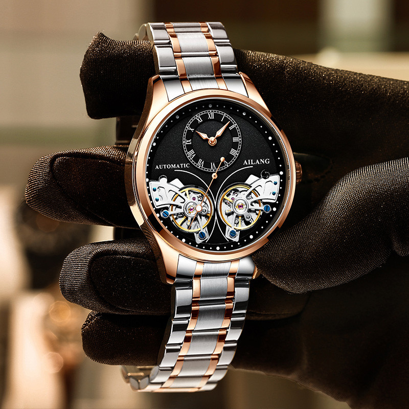 AILANG flambant neuf mode Doub - Tourbillon Movement Watch avis et prix