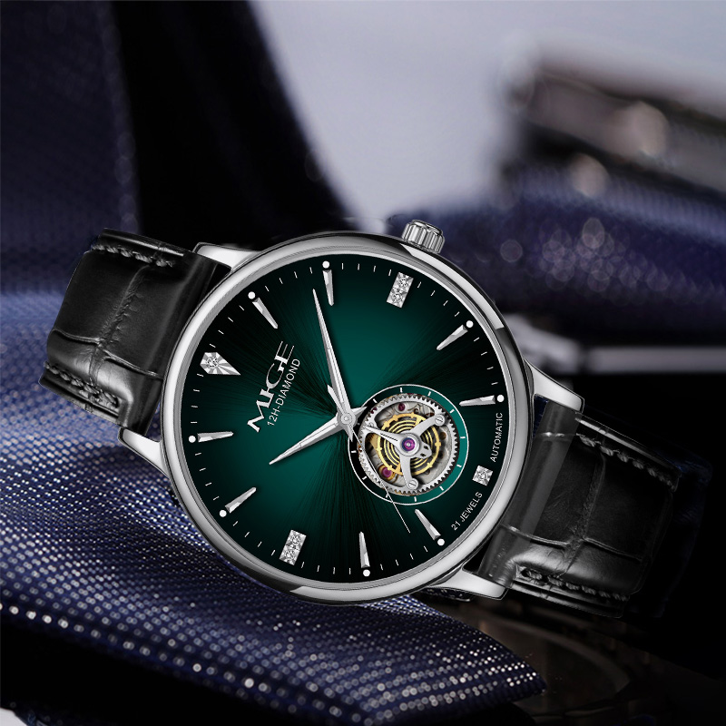 Montre automatique MIGE pour h - Luxury Watch With Green Dial avis et prix