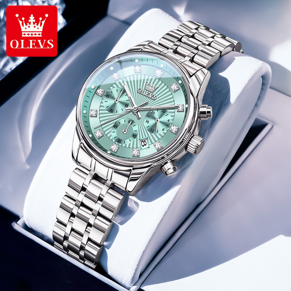 OLEVS femmes montres mode dame - Luxury Watch With Green Dial avis et prix
