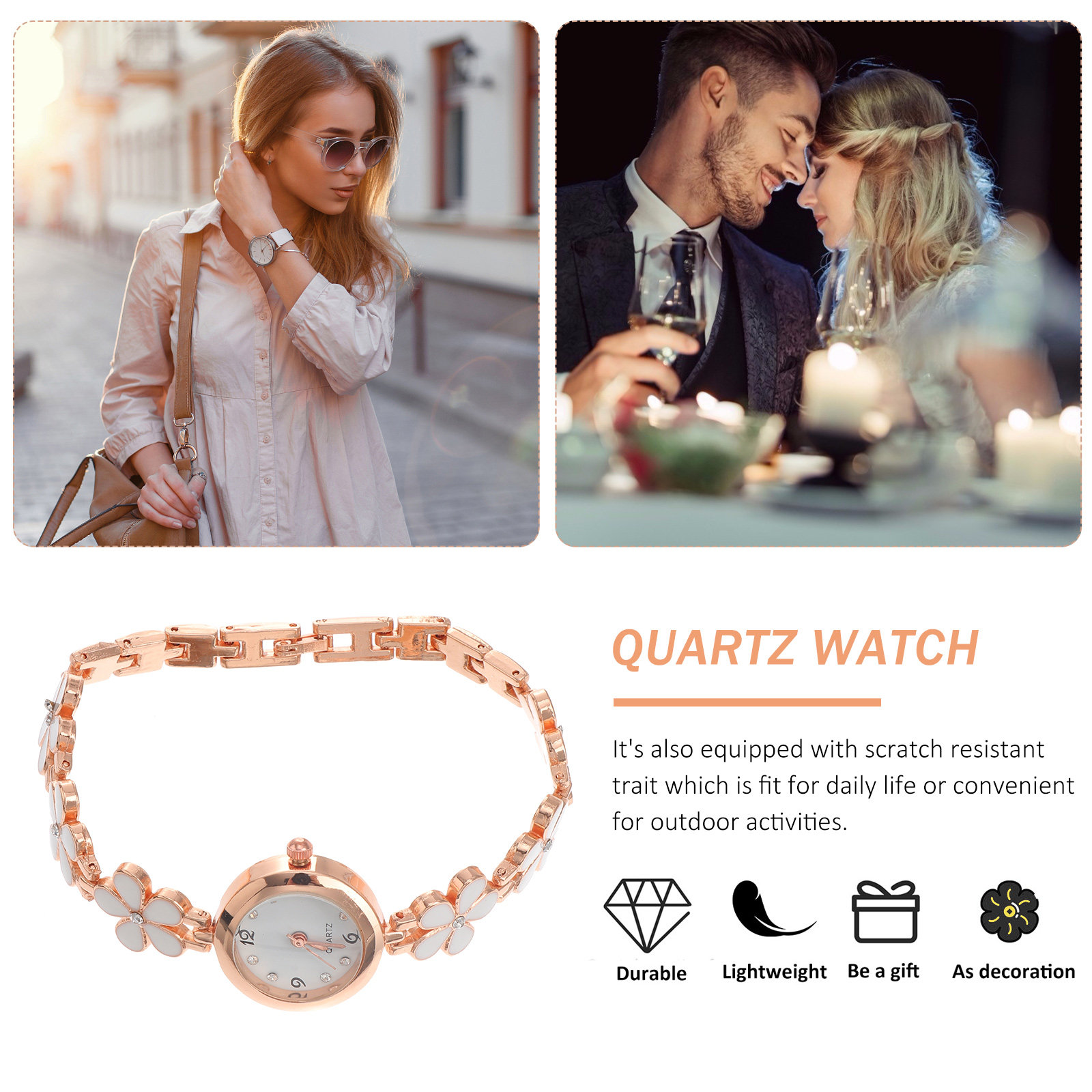 Élégante montre-bracelet en qu - Luxury Watch Hand avis et prix