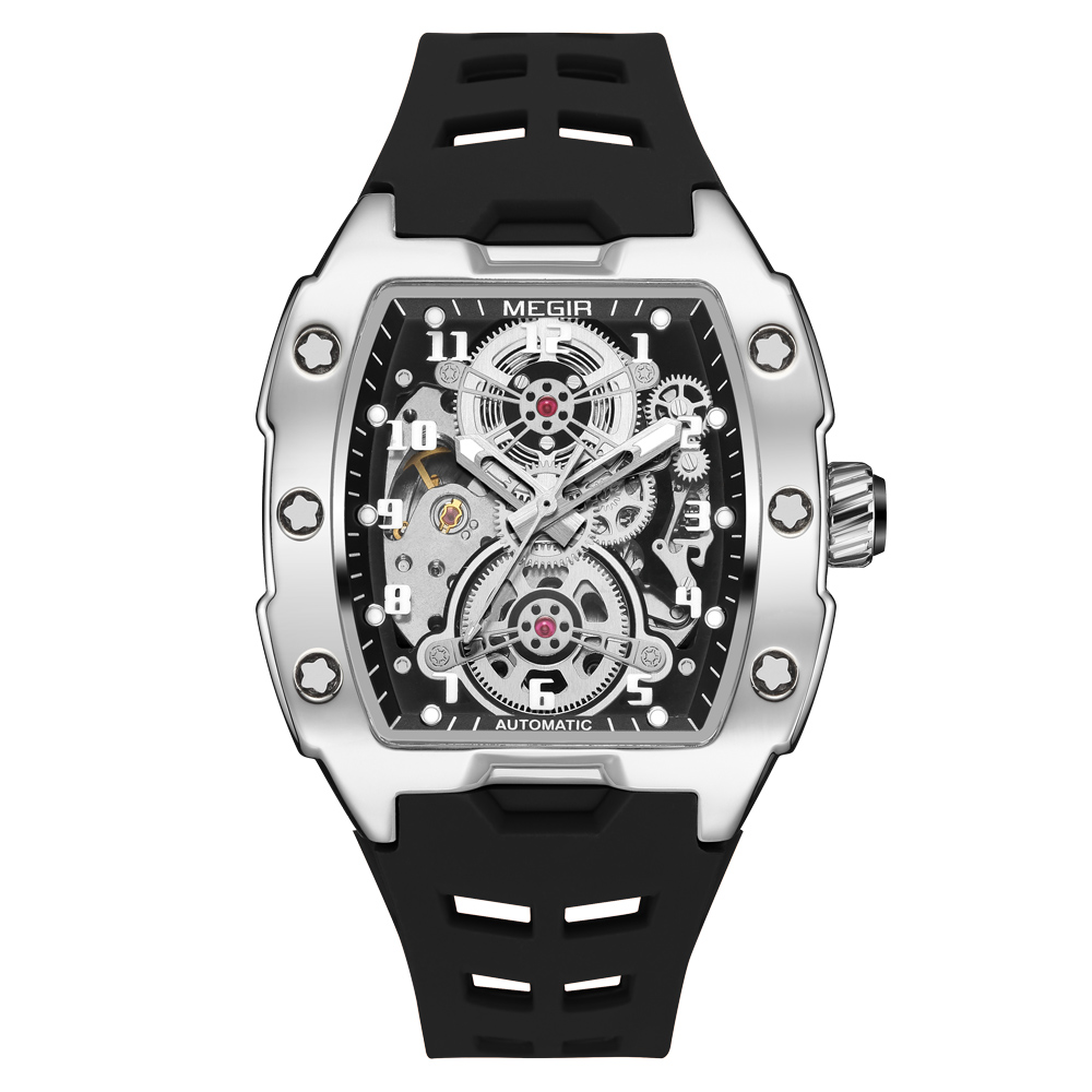 MEGIR mode Sport boîtier en al - Tourbillon Movement Watch avis et prix