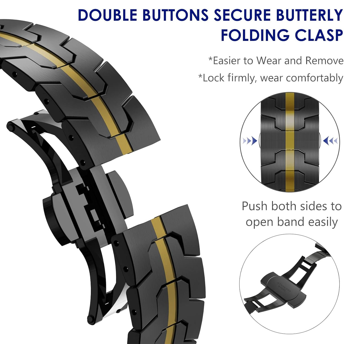 Bracelet en acier inoxydable p - Luxury Watch Straps avis et prix